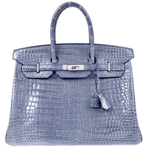 blue hermes birkin bag|hermes birkin crocodile.